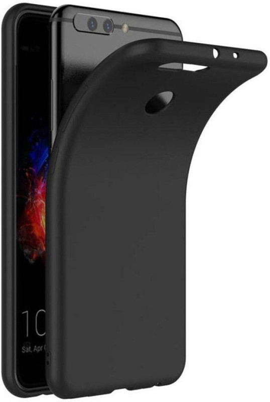 Phone Case Cover Pouch for realme Narzo N65 5G(Black, Camera Bump Protector, Silicon, Pack of: 1)