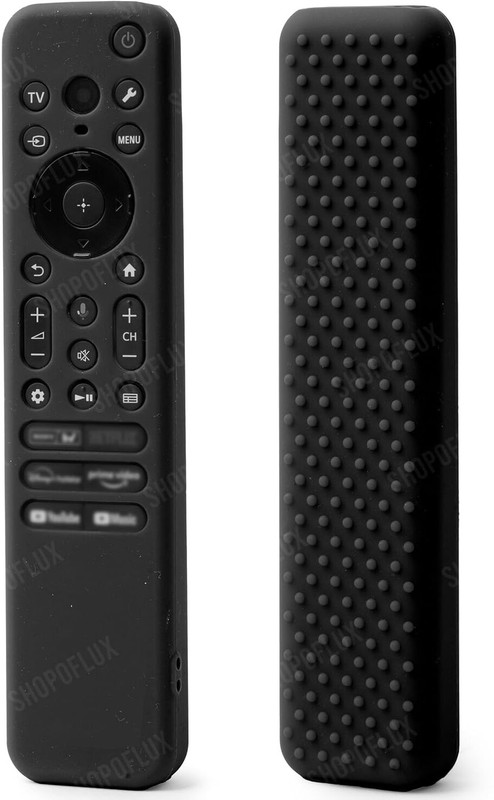Shopoflux Front & Back Case for Silicone Remote Cover for Sony Bravia Smart TV Remote Cover(Red, Dual Protection, Silicon, Pack of: 1)