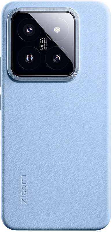 Mi Back Cover for Xiaomi 14(Blue, Silicon)
