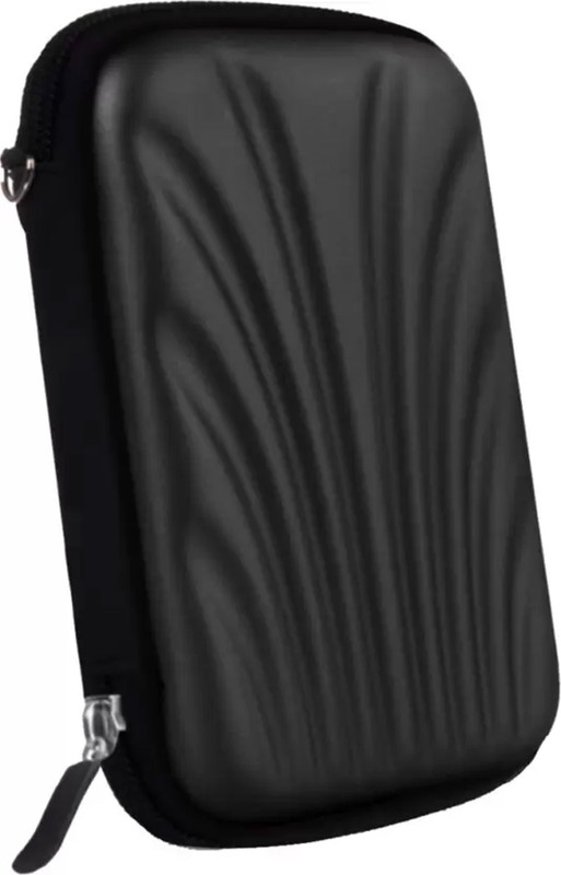 Flipkart SmartBuy Memory Card Case for For Seagate, Toshiba, WD, Sony, Lenovo, HP & Hitachi 2.5 inch External Hard Disk Case(Black, Artificial Leather, Pack of: 1)