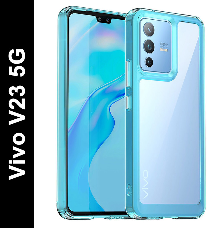 Cover Alive Back Cover for Realme 8(Blue, Shock Proof, Pack of: 1)