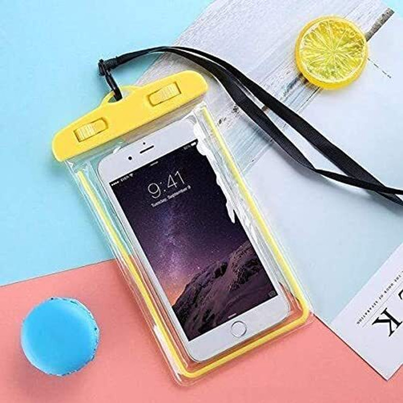 EAYS Pouch for All Smartphone, Cell Phone case All Mobile Phones, Swimming Underwater rain(Black, Waterproof, Plastic, Pack of: 1)