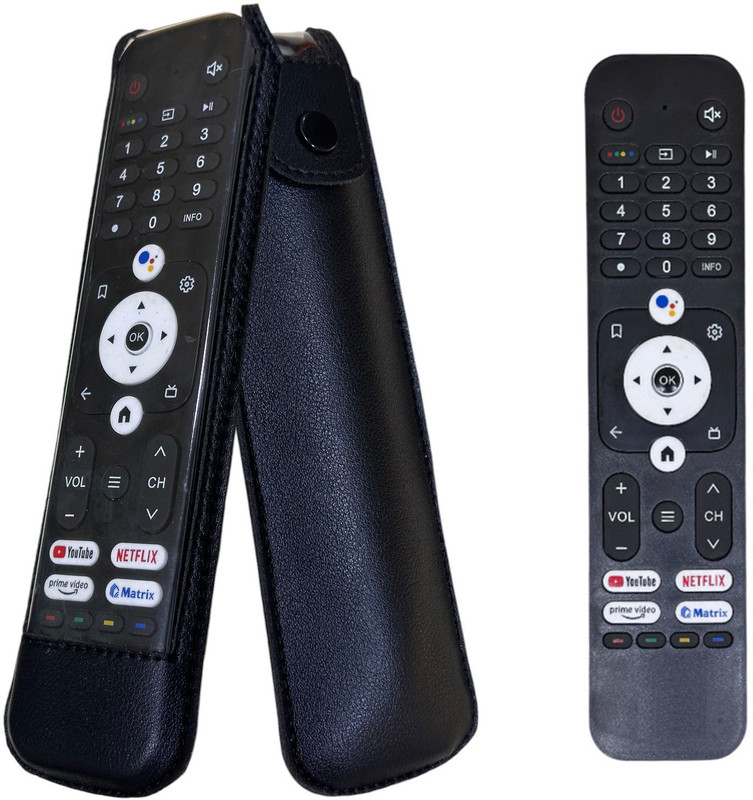 Gizmofreaks Pouch for Haier Google / Smart Android 4K TV Remote Control Case Model No HTR-U31(Black, Artificial Leather, Pack of: 1)