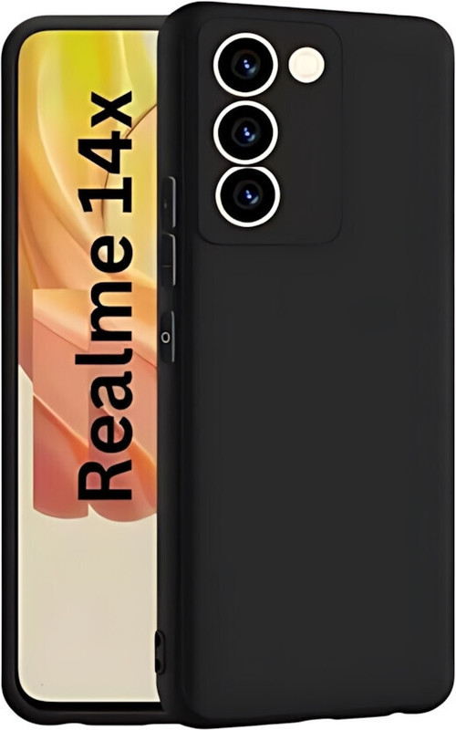 Sarju Pouch for Realme P3x / Realme Narzo 80x / Realme 14x / Realme Narzo 80 Lite 5G-CA2(Black, Grip Case, Pack of: 1)