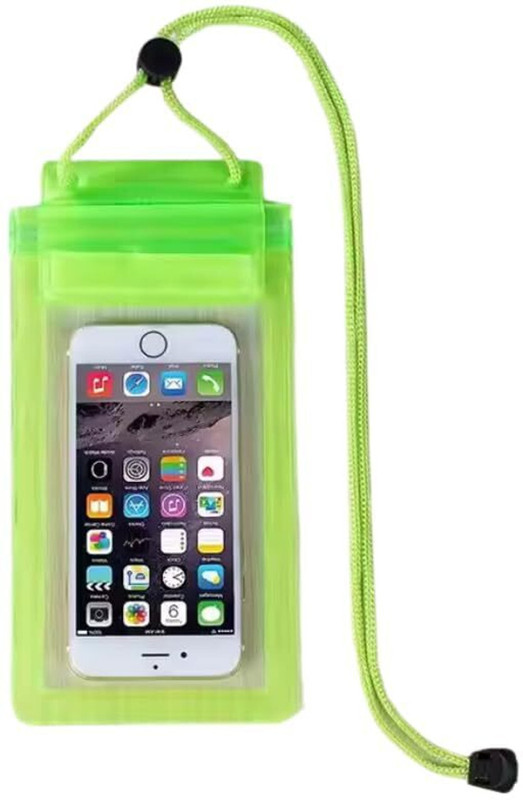 Waterproof Pouch for All Mobile Rain and water proof Cover(Multicolor, Flexible, Plastic)