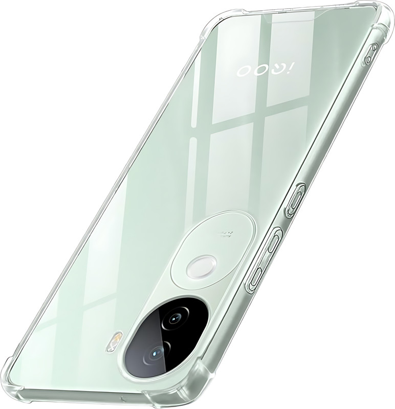 Sciforce Pouch for Vivo V40e 5G, iQOO Z9s 5G(Transparent, White, Shock Proof, Rubber, Pack of: 1)