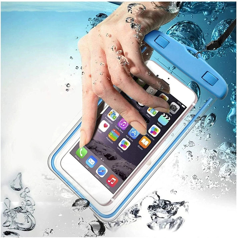 DAUMI Pouch for Waterproof Pouch for Mobile, Under water photoshoot (pack of 3 )(Multicolor, Plastic, Pack of: 1)