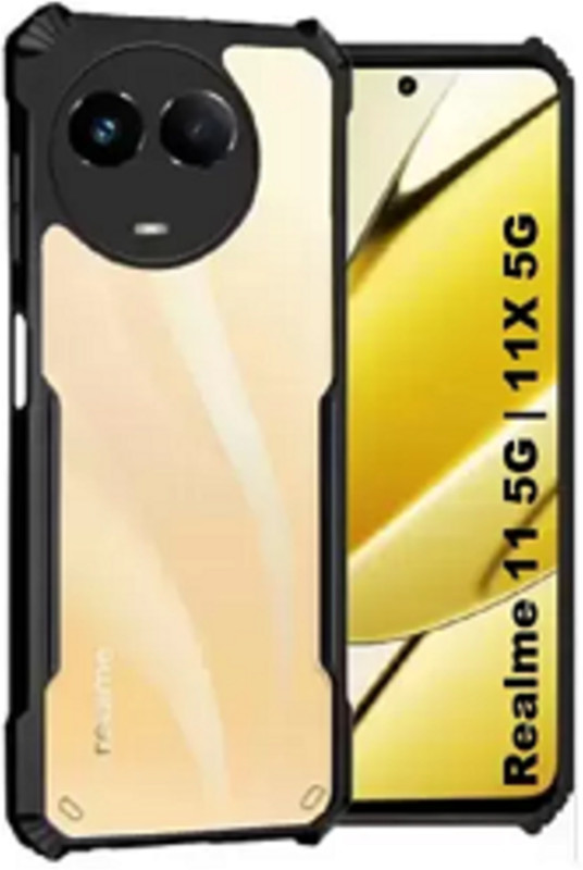 Mobtech Pouch for Realme 11 5G, Realme 11x 5G, Realme Narzo 60X 5G, Realme C67 5G(Black, Flexible, Rubber, Plastic, Pack of: 1)