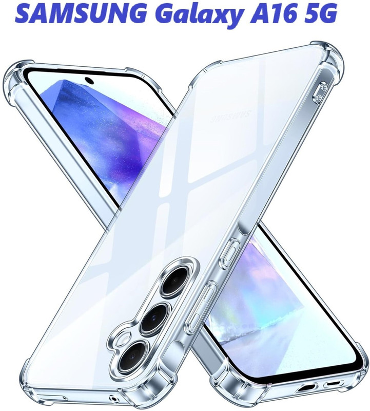 Pvtcase Pouch for SAMSUNG Galaxy A16 5G, SAMSUNG A16 5G(Transparent, Shock Proof, Silicon, Pack of: 1)