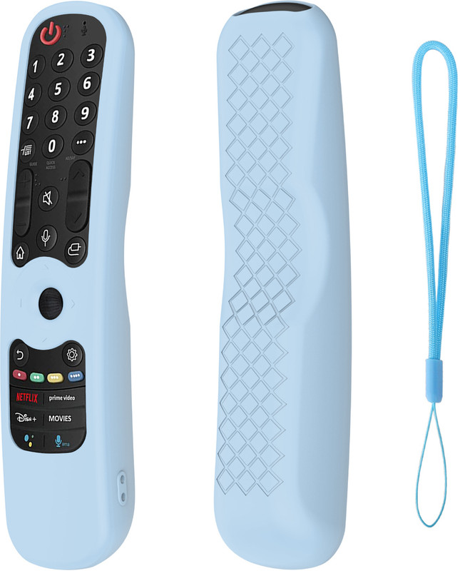 CALDIPREE Pouch for LG MR21GA MR21N MR21GC Remote(Blue, Silicon)