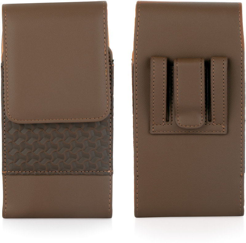 LIKECASE Pouch for Motorola Moto G Stylus 5G (2024) / Moto G34 / Moto G85 / S50 Neo(Brown, Holster, Leather, Pack of: 1)