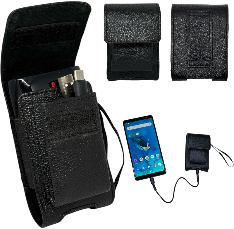 Gizmofreaks Pouch for Boat EnergyShroom PB300 Air 10000 Smallest Power Bank Case(Black, Cases with Holder)
