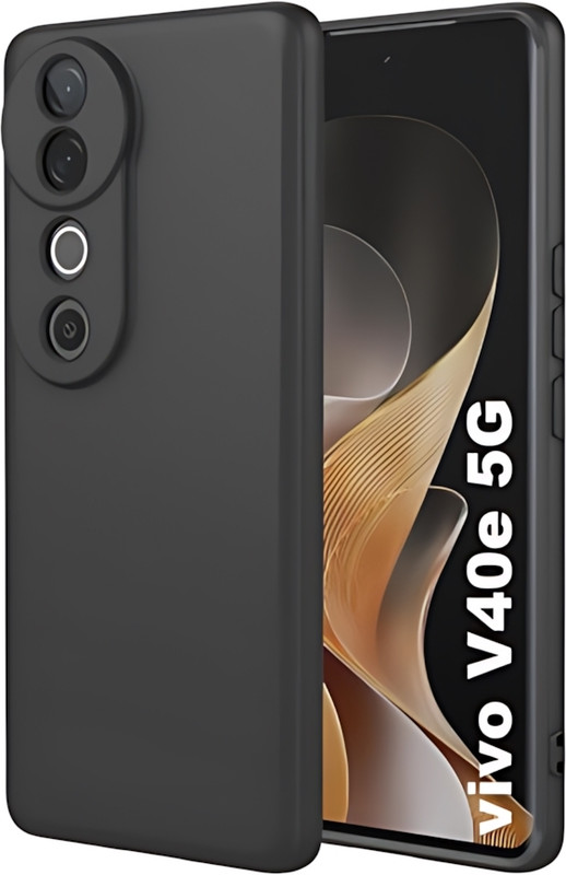 Monogamy Pouch for iQOO Z9s 5G, iQ00 Z9s 5G, Vivo V40e 5G(Black, Grip Case, Rubber, Pack of: 1)