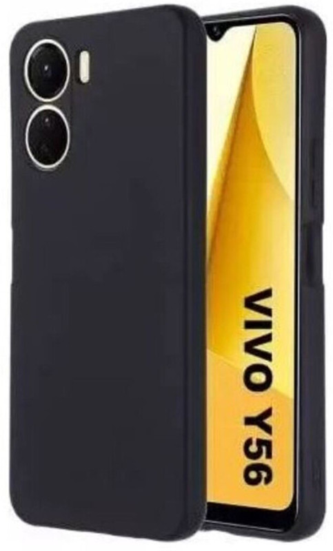 Mobtech Pouch for Vivo Y56 5G, Vivo T2x 5G, Vivo Y16, CA(Black, Grip Case, Rubber, Pack of: 1)