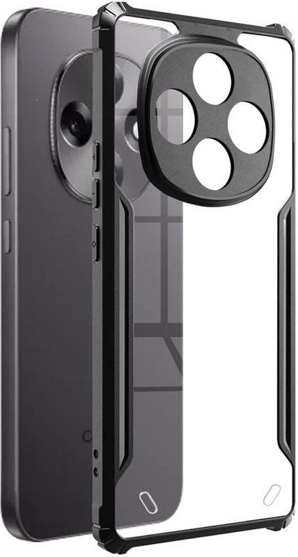 Mobtech Pouch for Oppo F31 Pro 5G, IP80(Black, Flexible, Rubber, Plastic, Pack of: 1)