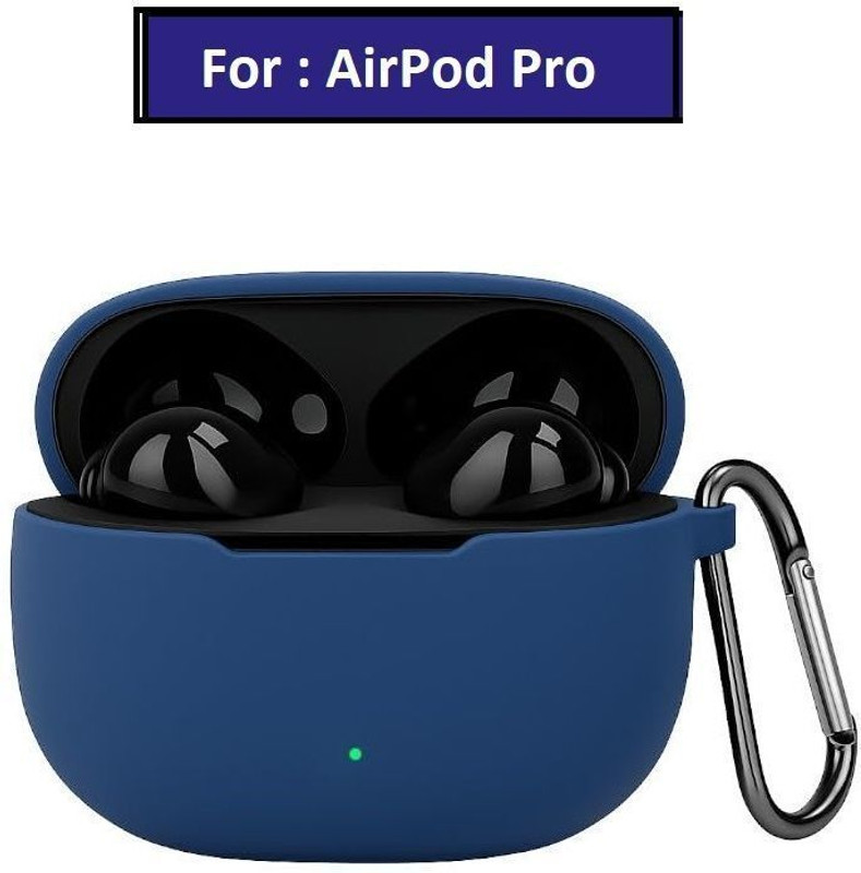 Bodoma Pouch for Apple AirPod Pro/AirPod Pro 2(Blue, Dual Protection, Silicon, Pack of: 1)