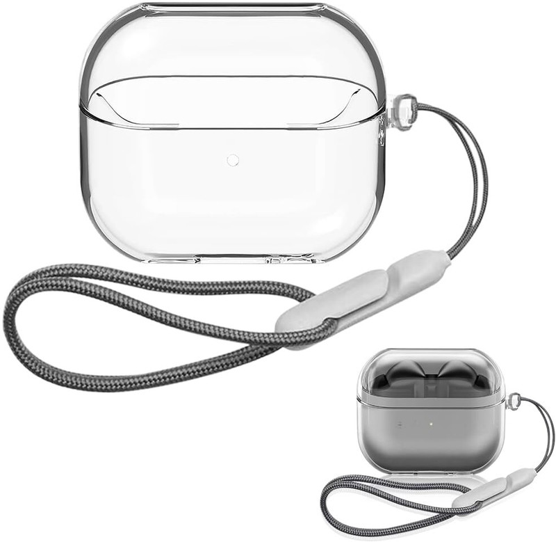 Zorbes Protective Case for Samsung Galaxy Buds 3, Samsung Galaxy Buds 3 Pro(Transparent, Thermoplastic Polyurethane, Pack of: 1)