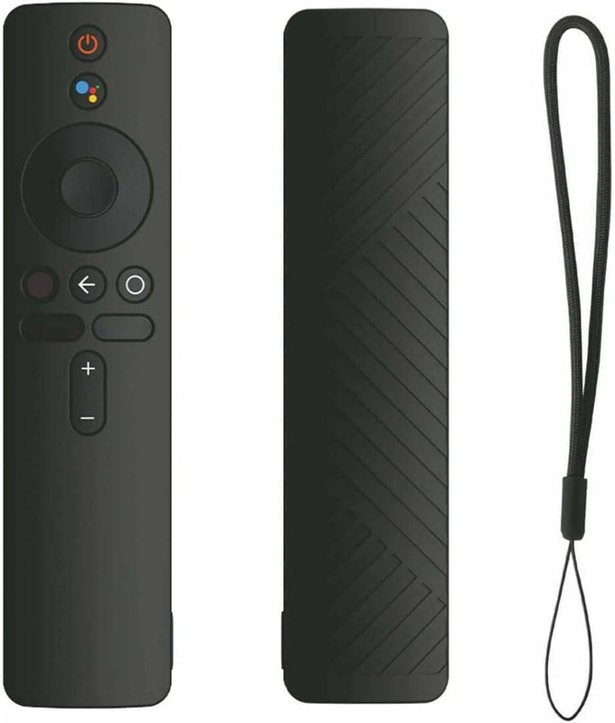 RAYA Protective Case for Xiaomi Mi TV Remote Netflix/Amazon Model 4X (65,55,50,43 inch) & Model 4A Remote Cover(Black, Silicon, Pack of: 1)