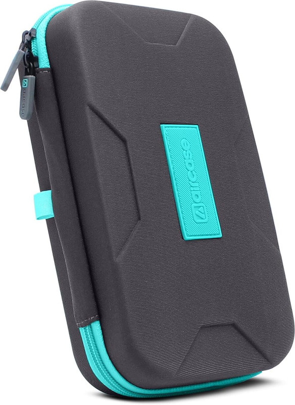 AirCase Protective Case for Travel Essential | For HDD/SSD, Power Bank, Cables, Adapters(Grey, Blue, Pack of: 1)