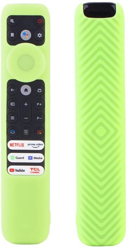 Tech Vibes Protective Case for Silicone Remote Cover Case Pouch Sleeve Compatible for TCL iFFALCON Smart LED TV(Blue, Silicon, Pack of: 1)