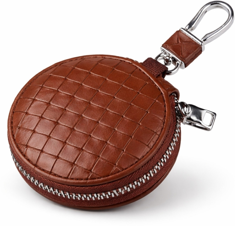 GUCHIGU Protective Case for Earbuds(Brown, Artificial Leather, Pack of: 1)