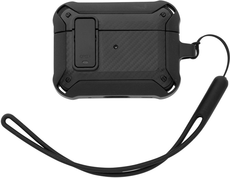 Tekne Protective Case for Airpods(Black, Thermoplastic Polyurethane)