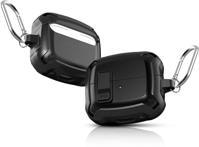 Verilux Protective Case for Samsung Galaxy Buds 3 Pro, Samsung Galaxy Buds3(Black, Polycarbonate, Pack of: 1)