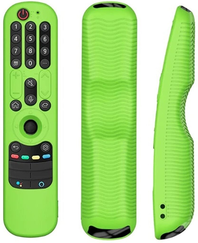 Tech Vibes Protective Case for Silicon Protective Case Cover Compatible with Samsung Smart TV Remote 2500V Non Cut(Green, Silicon, Pack of: 1)