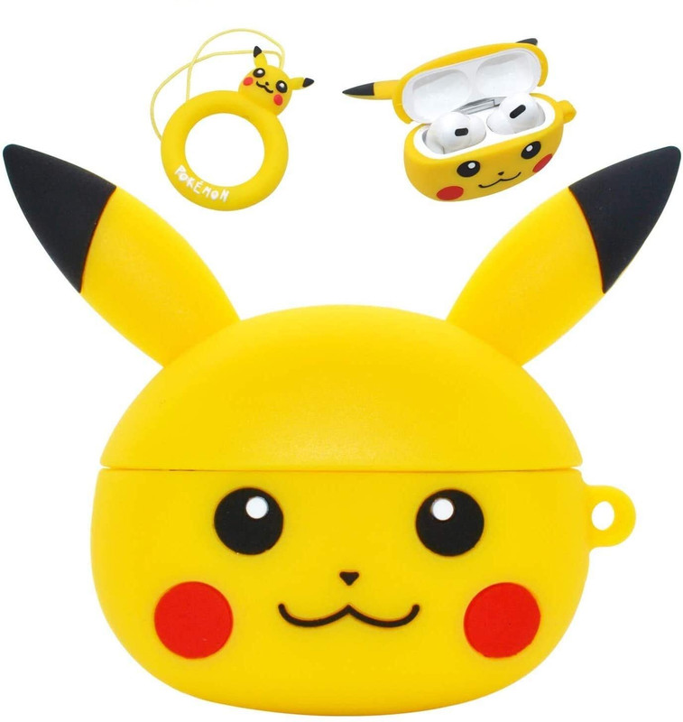 SJK Admiro Silicone Press and Release Earbuds Case For iphone airpod pro 2(yellow, black, red)