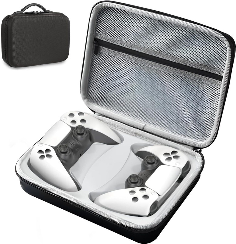 OIVO INDIA Protective Case for PS5 Controller, Xbox Controller, PS4 Controller, Switch Pro Controller, Other controller(Black, Rubber, Cloth, Pack of: 1)