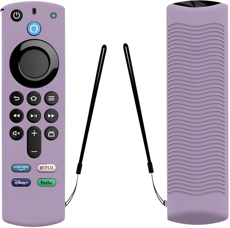 Tech Vibes Protective Case for Remote Cover Case Compatible with Voice Remote Control 3rd Generation(White, Silicon, Pack of: 1)