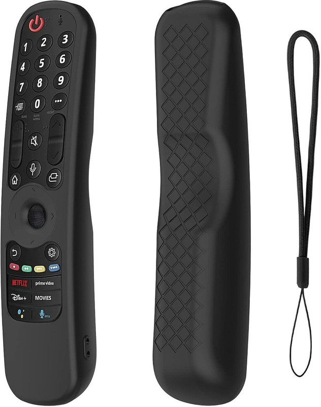 RAYA Protective Case for LG Magic Voice Remote(Black, Silicon)