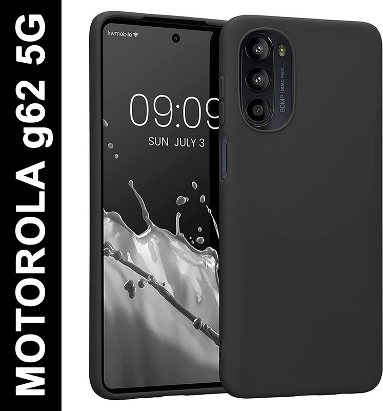 WellWell Back Cover for MOTOROLA g62 5G, MOTO G62 5G(Black, Grip Case, Pack of: 1)