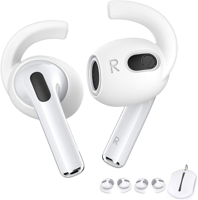 mizi AirPods 3rd Generation 2021 Release Ear Hook In The Ear Headphone Cushion(Pack of 2, White)