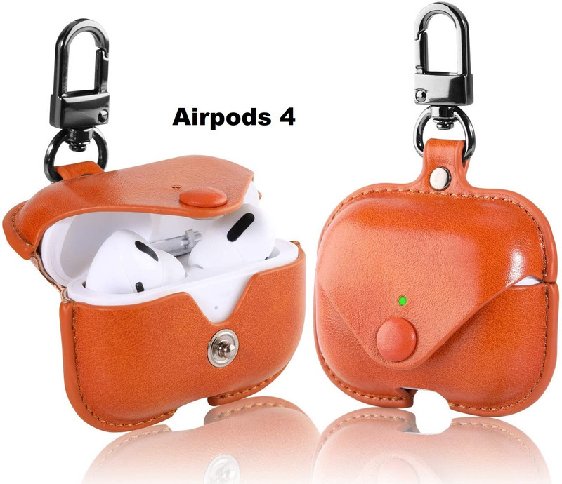 Bodoma Speaker Case Cover for AirPods 4 (2024)(Multicolor, Leather, Pack of: 1)