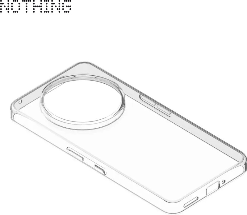 Nothing Back Cover for Nothing Phone (3a) Pro(Transparent, Plastic, Pack of: 1)