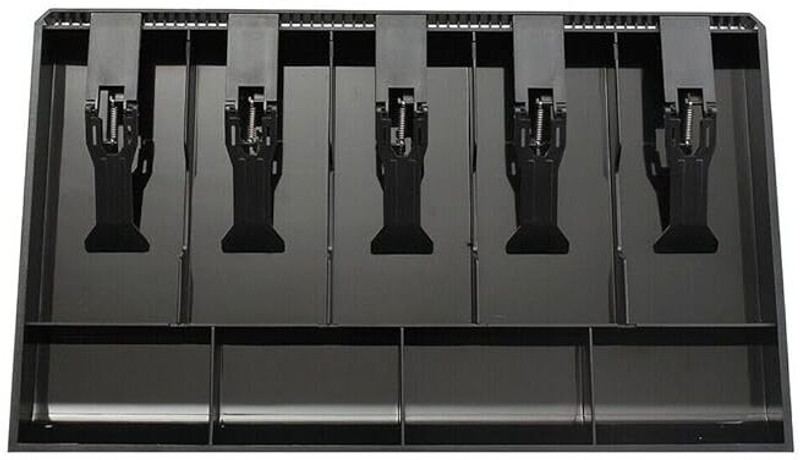 AA ENTERPRISE 5 Slot Cash Drawer Tray Organizer Cash Box(5 Compartments)