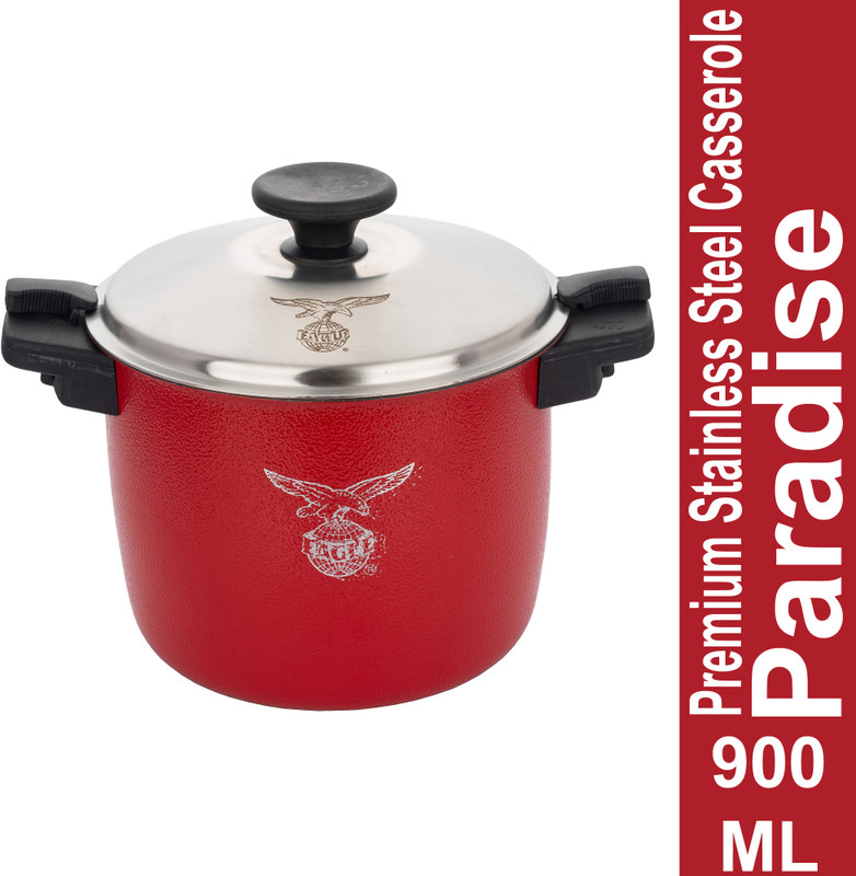 EAGLE Premium Stainless Steel Hot and Cold Thermoware Casserole for Home Thermoware Casserole(900 ml)