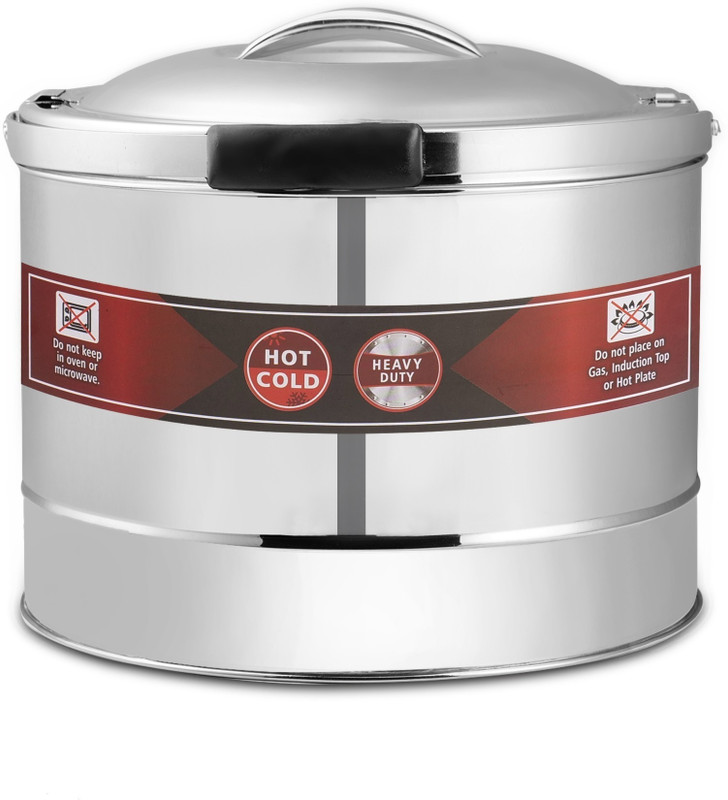 Home-pro Hot Case Stainless Steel 7.5 L Insulated Casserole Elegant & Durable Container Serve Casserole(7500 ml)