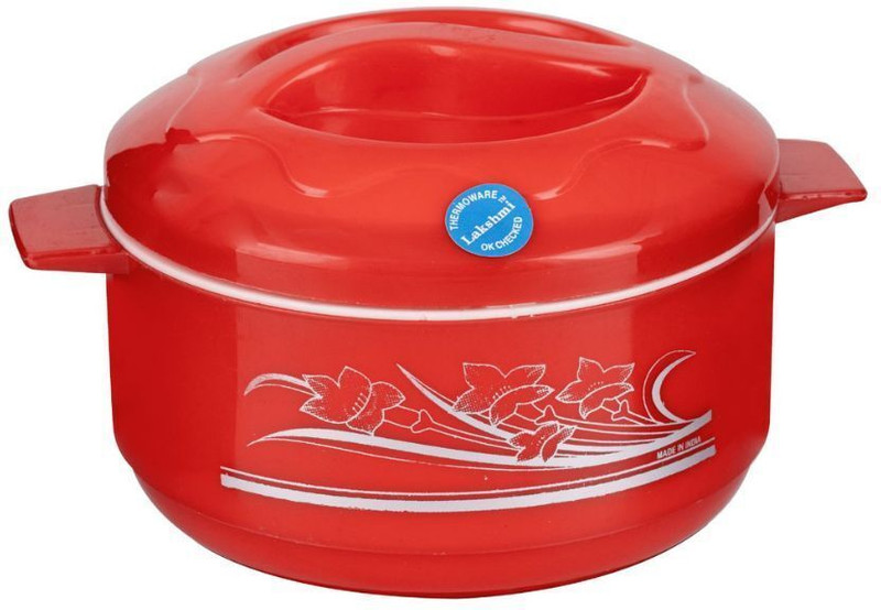 Lakshmi Insulated Hot Box 500ml Small Roti/Food Casserole/Warmer, Steel Inner Thermoware Casserole(500 ml)