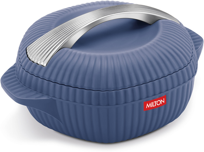 MILTON Oyster 1000 PU Insulated Inner Stainless Steel Casserole, 860 ml, Royal Blue Serve Casserole(860 ml)