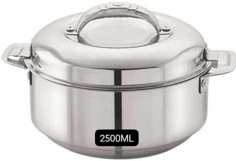 Philocaly Enterprises chapati box/chapati container/hot case in Stainless Steel 2500 ML Serve Casserole(2500 ml)