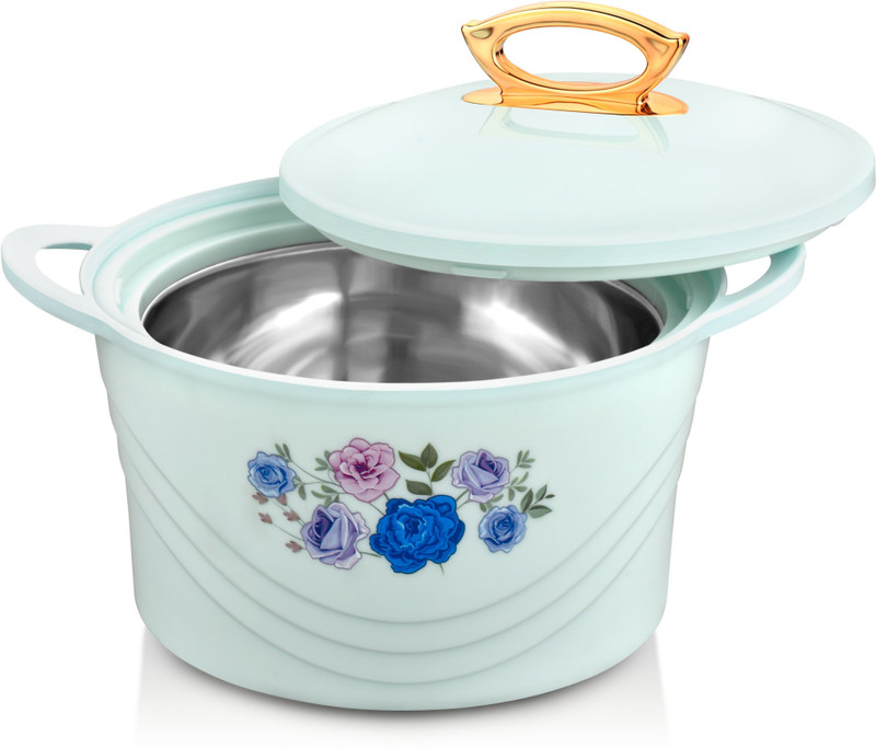 BLAL Decent Inner Stainless Steel Insulated Food Serving Cassserole with Lid Thermoware Casserole(1600 ml)