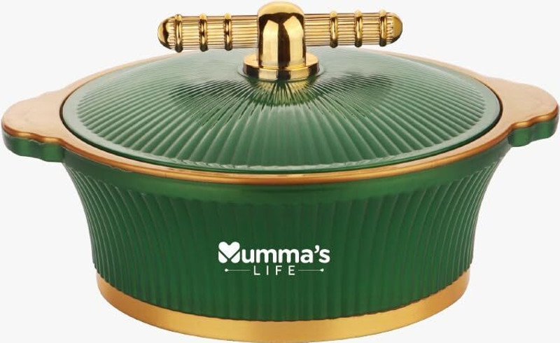 Mumma's LIFE Insulated Inner Steel Casserole, Hotpot-Chapati Box, BPA Free Thermoware Casserole(2500 ml)