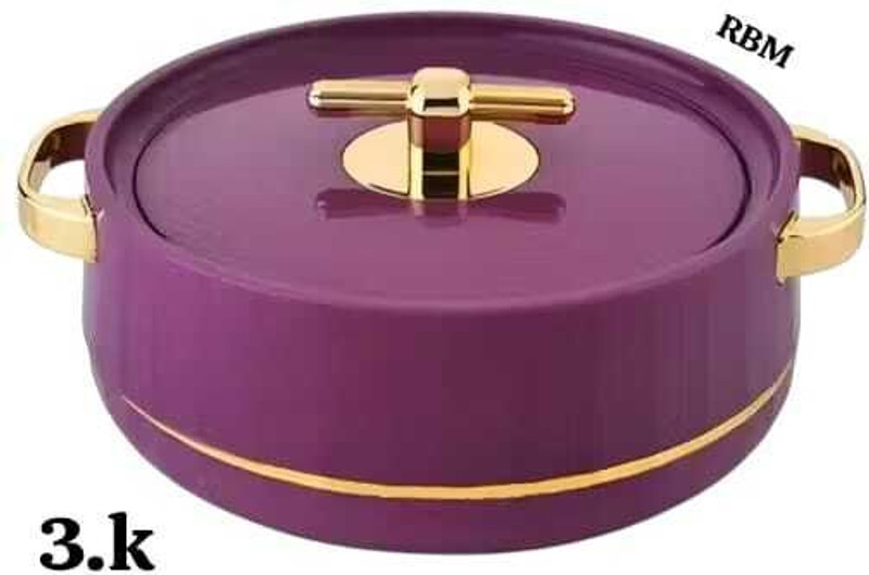 PATALSEVA 3000 Inner Stainless Steel Casserole,3 litres Thermoware Casserole(3 ml)