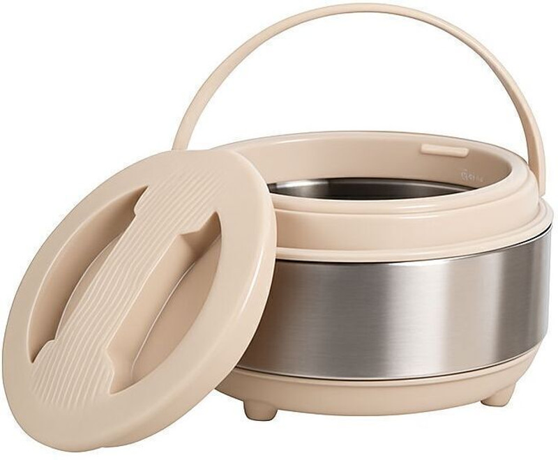 Richcraft Elite Serve Stainless Steel Hot Casserole with Easy-Carry Handle Thermoware Casserole(800 ml)