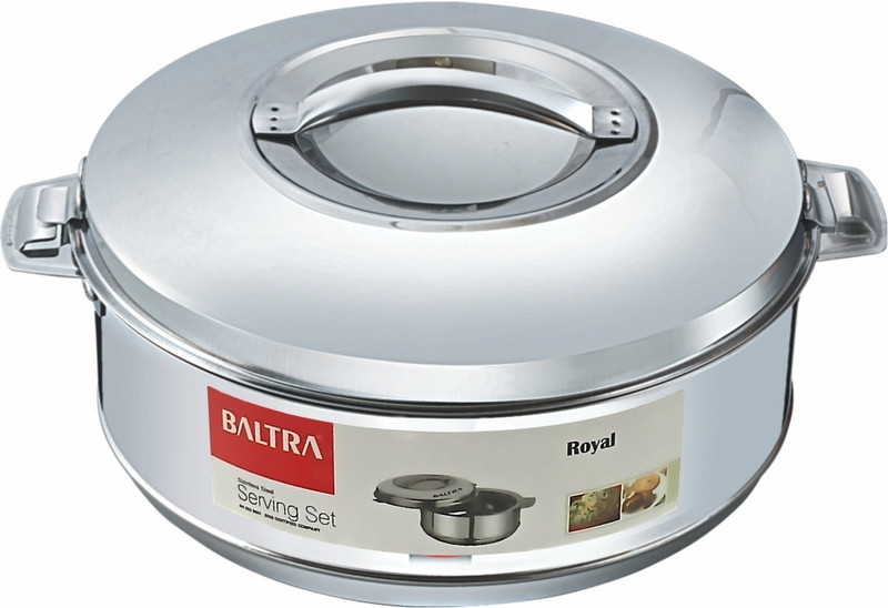 Baltra 3000 ml Hot Pot, roti box/chapati container/hot case in Stainless Steel Serve Casserole(3000 ml)
