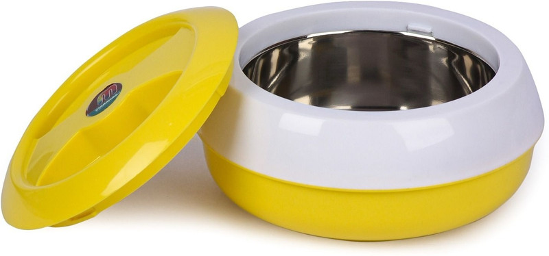 AE Maharani Stainless Steel Trendy Casserole Hot Case With Lid, 1000 ml Serve Casserole(1000 ml)