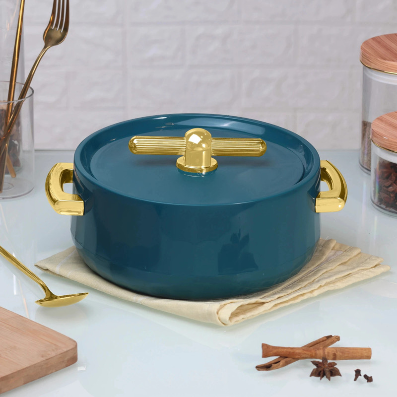 Selvel SELVEL Elegance Dark Green Insulated Thermoware Casserole(1700 ml)