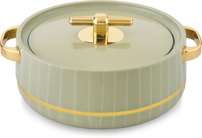 BLAL Deluxe Decor 3000 Inner Stainless Steel Insulated Casserole Brown Thermoware Casserole(1700 ml)